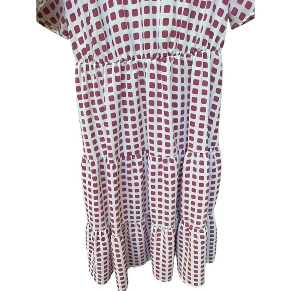 Fes Femme Squared Ruffle Dress | Size: L - Picture 4 of 6